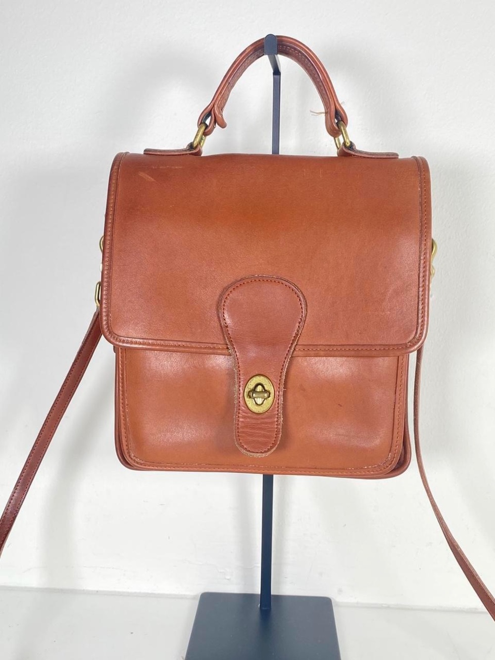 “1995” Station Leather Breif Case Bag